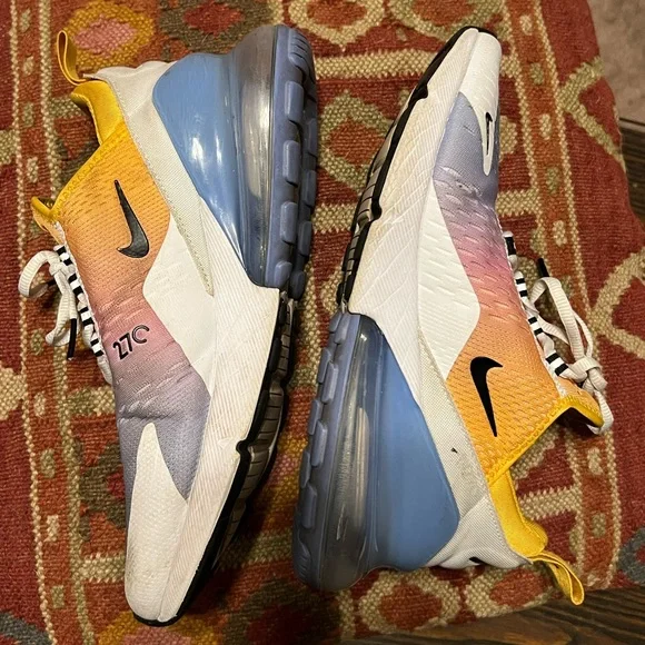 7 Mens Ladies 8.5 Nike Air Max 270 Gradient University AH8050-702 - Picture 7 of 13